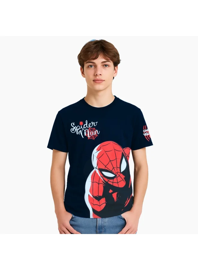 MARVEL Marvel Spiderman  Boy's Short Sleeve 100% Cotton T-Shirt