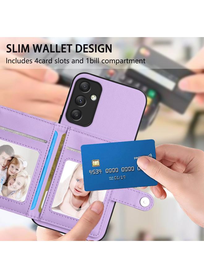 S-TOP Case For Samsung Galaxy A34 5G Button Card Bag RFID Anti-theft Phone Case - Image 5