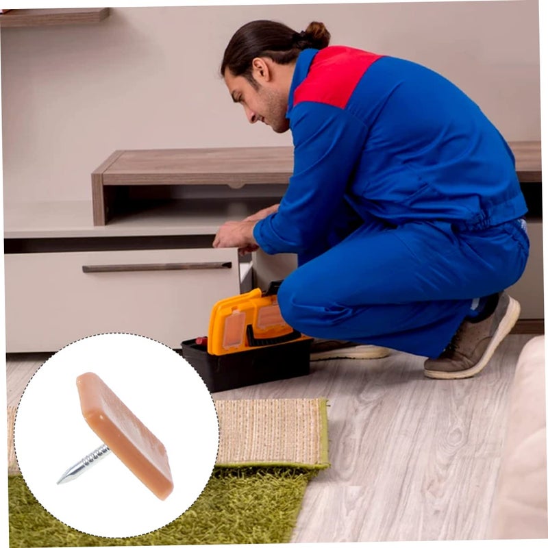 30 Pieces Furniture Glide Nails Chair Leg Pads Protectors For Hardwood Floors Drawer Slide Repair - Image 4
