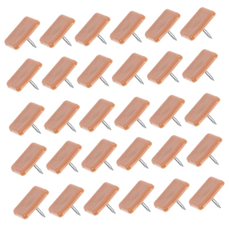 30 Pieces Furniture Glide Nails Chair Leg Pads Protectors For Hardwood Floors Drawer Slide Repair - Image 2