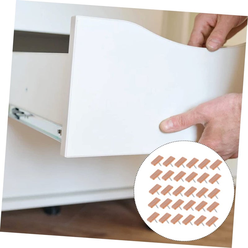 30 Pieces Furniture Glide Nails Chair Leg Pads Protectors For Hardwood Floors Drawer Slide Repair - Image 5