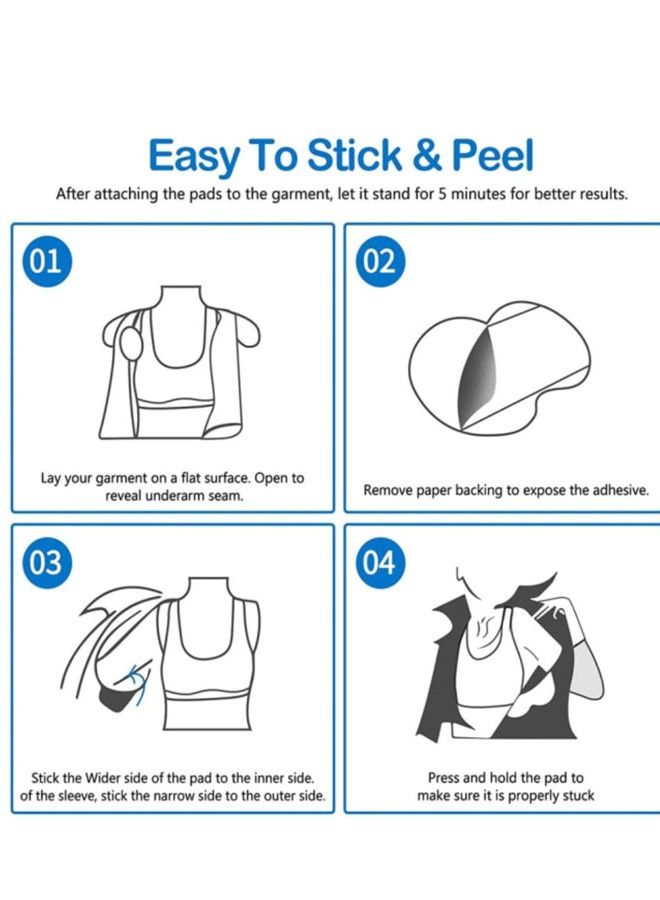 Generic 10 Pieces-Disposable Underarm Sweat Pads Antiperspirant Absorbing Odor Blocker Pads Underarm Guards to Fight Hyperhidrosis  - Image 2