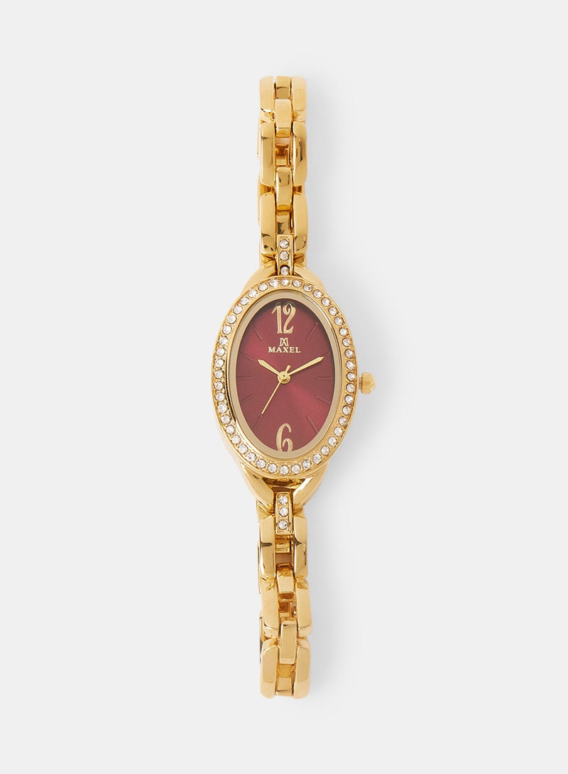 Maxel Women's Embellished Wrist Watch MX75 - Image 1