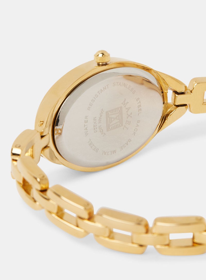 Maxel Women's Embellished Wrist Watch MX75 - Image 4