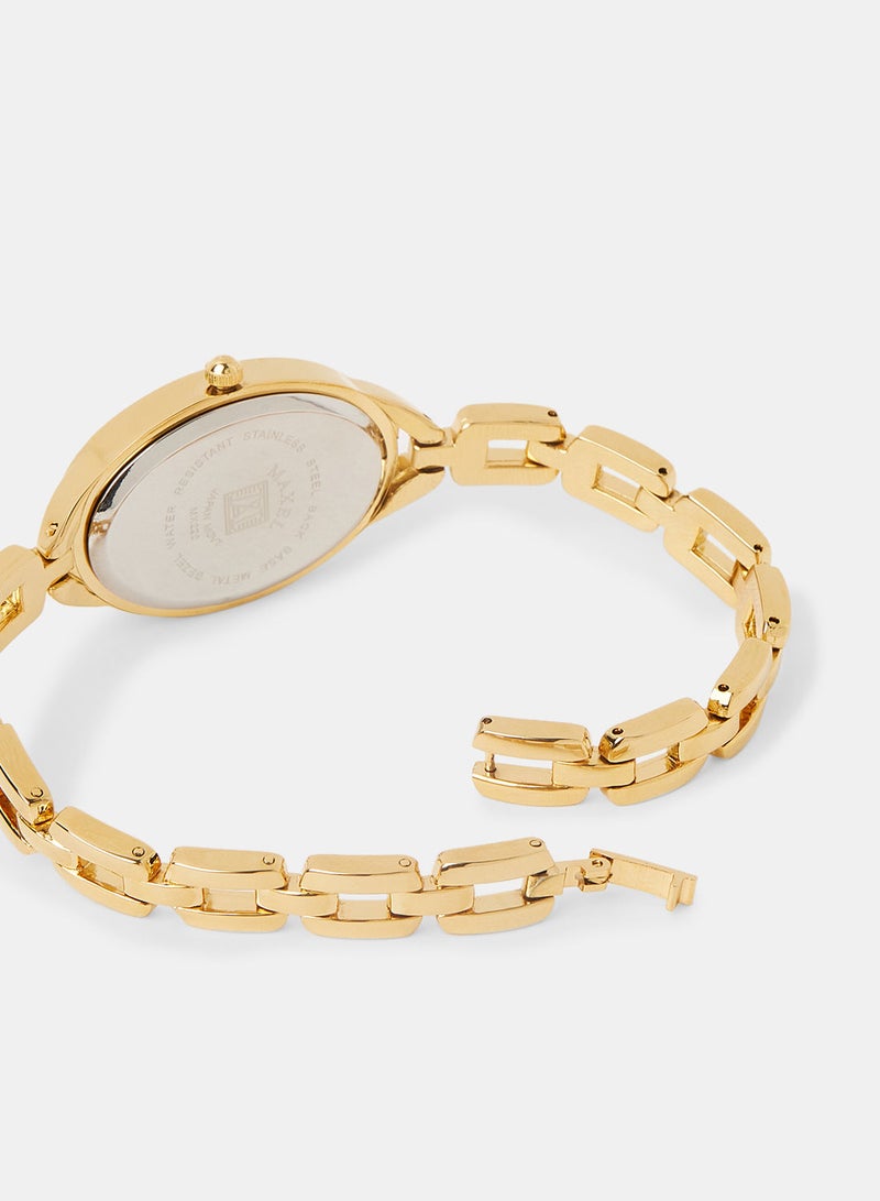 Maxel Women's Embellished Wrist Watch MX75 - Image 3