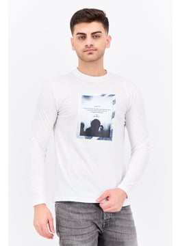 Sorbino Men Crew Neck Short Sleeves Graphic Print T-Shirt, White  - Image 1