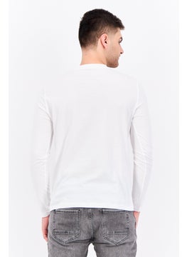 Sorbino Men Crew Neck Short Sleeves Graphic Print T-Shirt, White  - Image 3