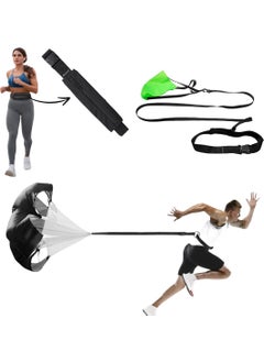 Rebuwo Running Training Set Running Parachute Swimming Parachute Runner Waist Bag Set  - Image 1
