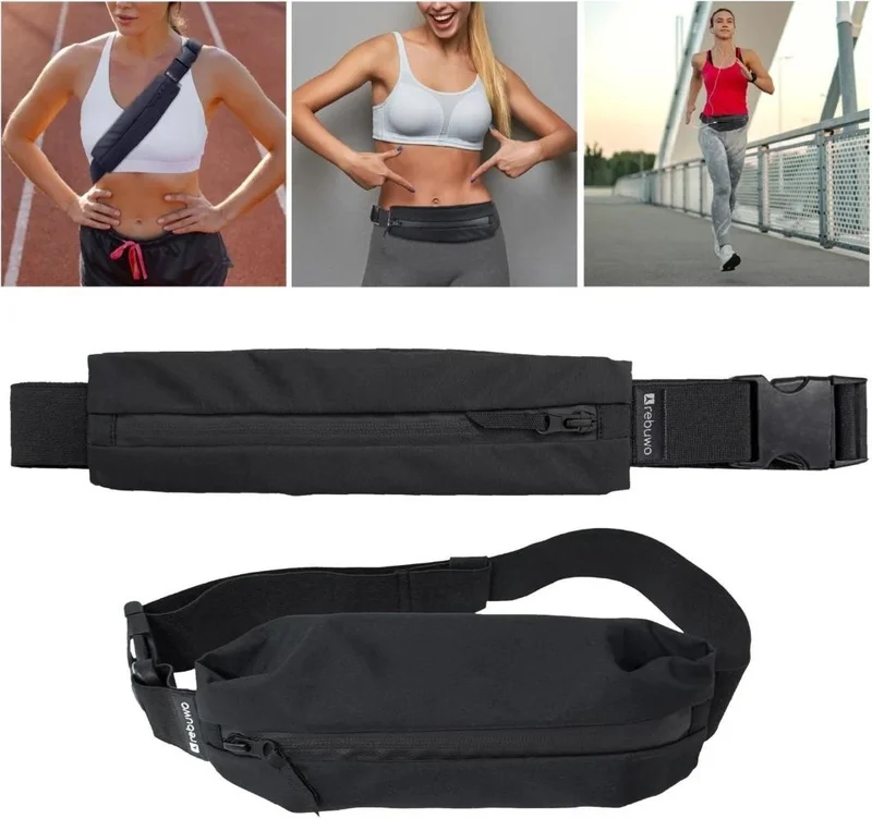 Rebuwo Running Training Set Running Parachute Swimming Parachute Runner Waist Bag Set