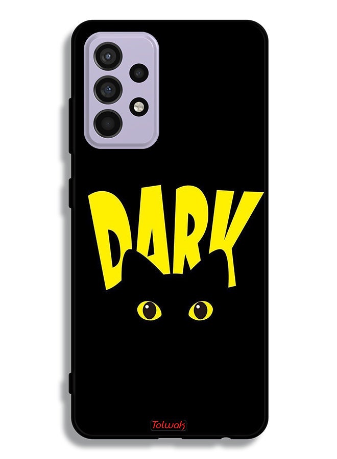 Tolwak Samsung Galaxy A52 5G Protective Case Cover Dark Cat - Image 1