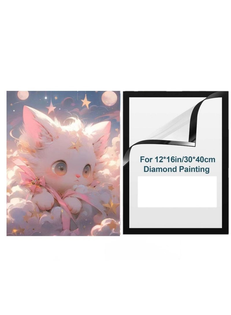 Bluejw 5D Sweet Cat Diamond Painting DIY Full Diamond Series Bedroom Decoration Painting - Image 1