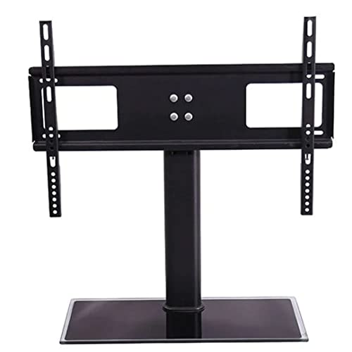 Gadget Wagon 32 40 43 48 49 50 55 inches LED TV Table Top Leg Stand Universal with Tempered Glass Base - Image 1