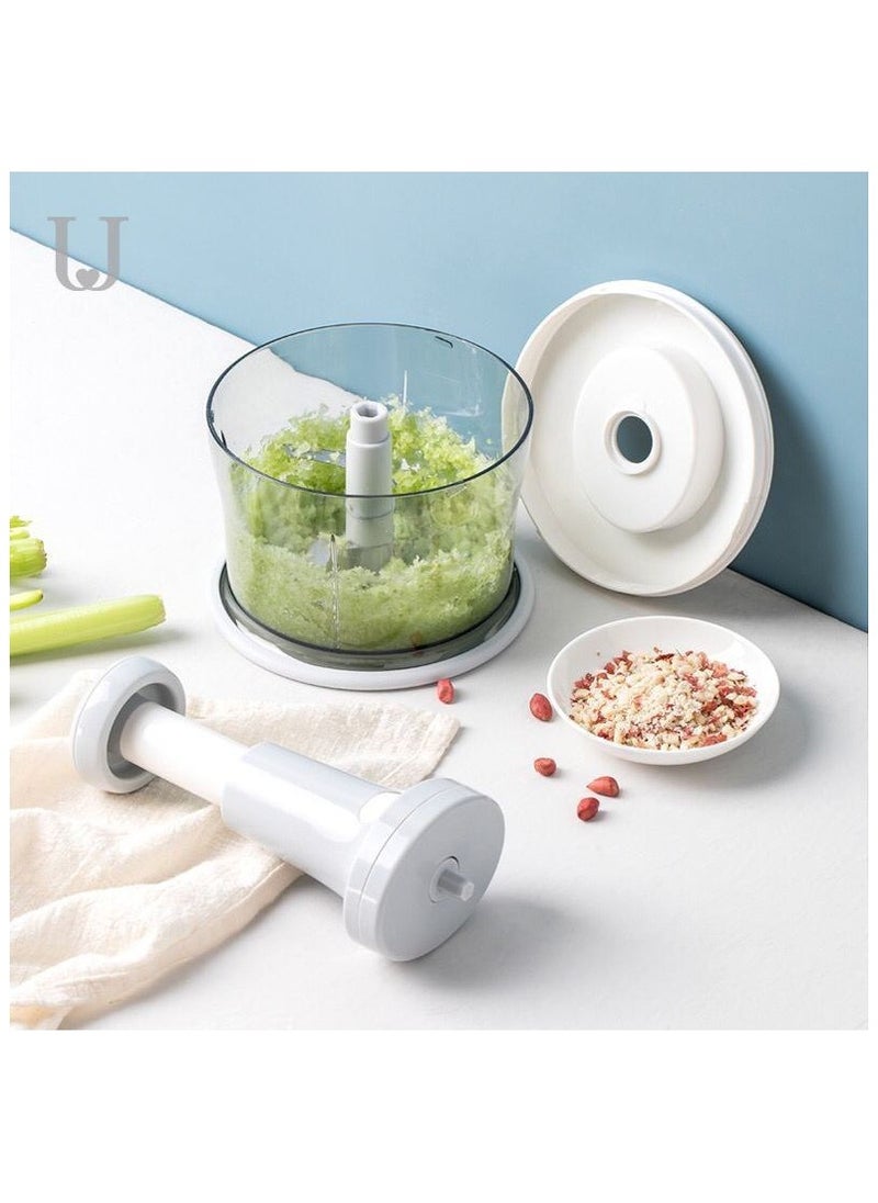 Manual pressure grinder 1.5 liters arrived again Manual pressure grinder 1.5 liters A beautiful and fast grinder for onions and vegetables Manual pressure means you don't have to worry if the electricity goes out It has many uses A grinder for chopping onions, vegetables and meat It works by manual pressure to soften the minced meat and chop the breaded meat, vegetables, garlic and onions It is equipped with a silicone base from the bottom to prevent slipping and a whisk for whipping eggs and cream Multi-use 1.5 liters 3 whisk blades Safety button Multiple colors