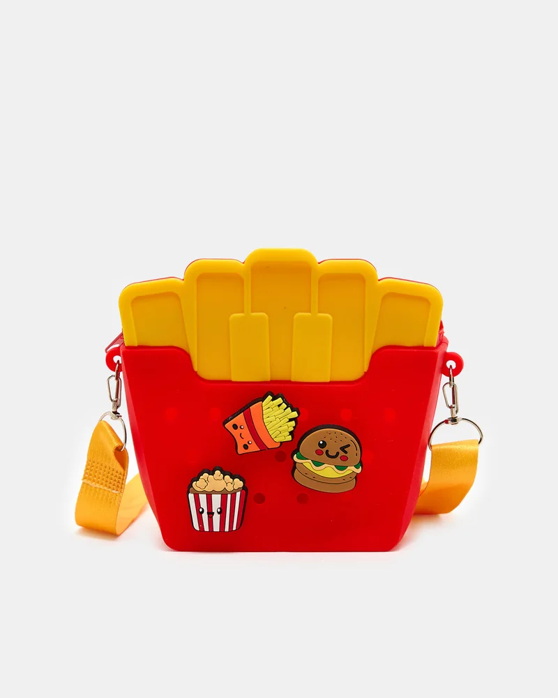 REDTAG Girls Red And Yellow Silicone Bag