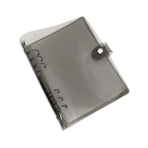 Zelten A6 PVC Binder with Pages & Binder Pocket Set，Black - Image 1