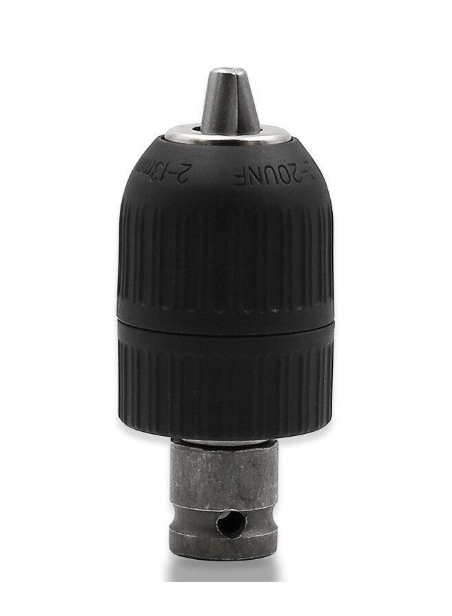 1pc 2 13mm Keyless Drill Chuck Adapter Self Locking For Impact Wrench - Image 2