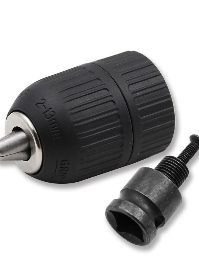 1pc 2 13mm Keyless Drill Chuck Adapter Self Locking For Impact Wrench - Image 5
