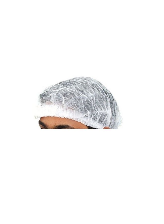 ROYALS Disposable Stretchable White Caps Cover Hair For Cooking & Hygiene (70Pcs) - Image 5