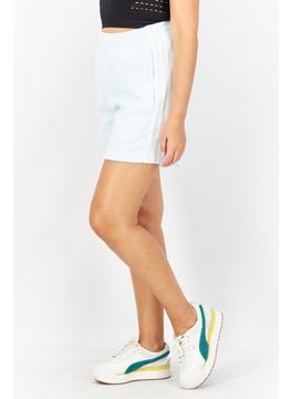 adidas Originals Women Sportswear Fit Embroidered Logo Training Short, Turquoise  - Image 3