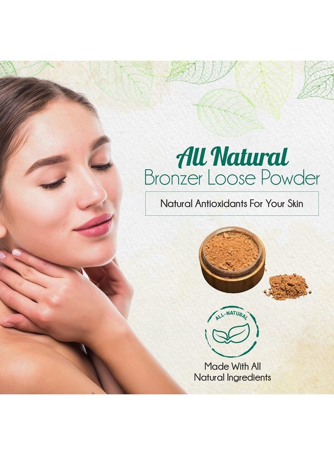Vegan And Cruelty Free All Natural Bronzer Powder Face Makeup Anti Aging Natural Make Up Cosmetics