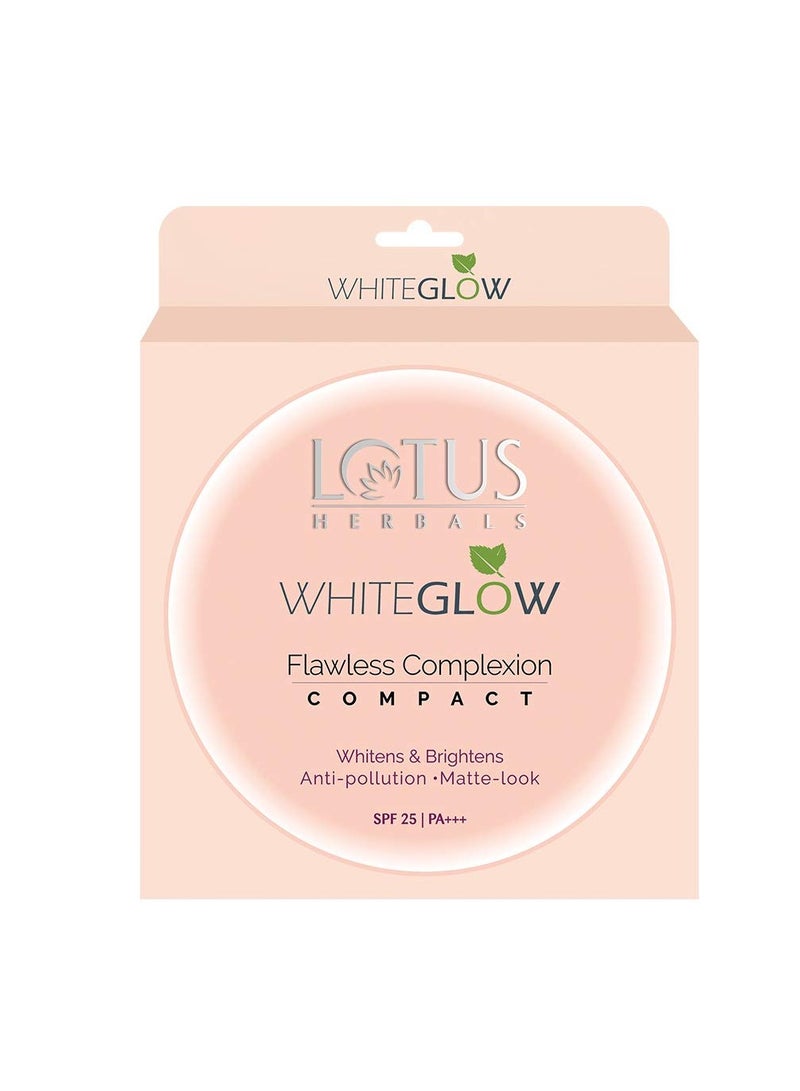 LOTUS HERBALS Lotus Herbals Whiteglow Flawless Complexion Compact - Rich Ivory C1 Matte Look SPF 25 Anti Pollution10g  - Image 2
