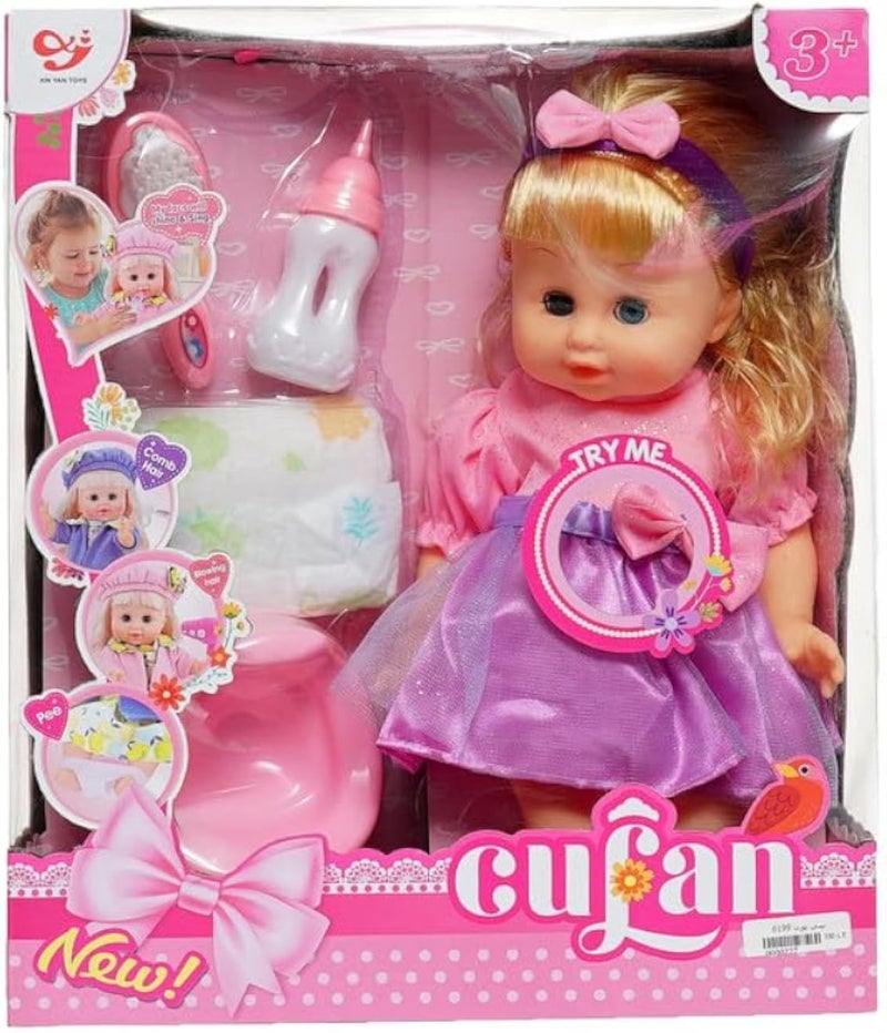 3A Doll for Girls - Pink Ofer-165