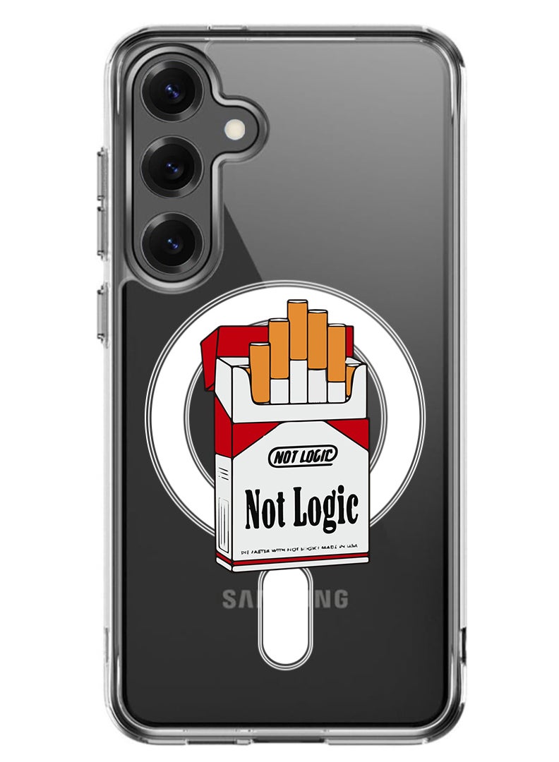 Theodor Magnetic Case for Samsung Galaxy S25 6.2-inch Compatible with MagSafe Wireless Charging, Shockproof Phone Bumper Cover Not Logic - Image 1