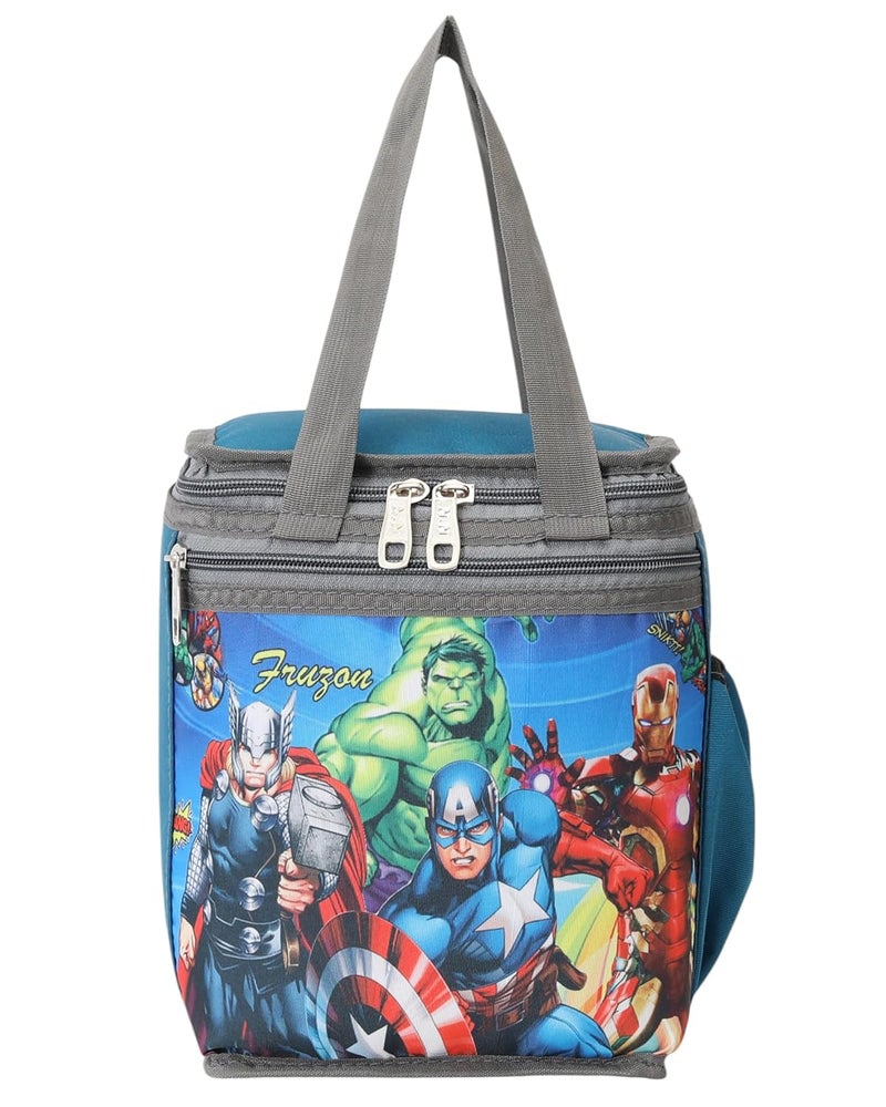 HACKON STAR 10L Lunch Tiffin Bag for School & Picnic for Boys & Girls Waterproof Lunch Bag (Green) - Image 5