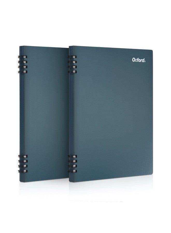 Oxford Stone Paper Notebook, School Notebook, Smooth Note-Taking Pad, Journal for Writing, 5-1/2" x 8-1/2", Blue Cover, 60 Sheets, 2 Pack (161641) - Image 1