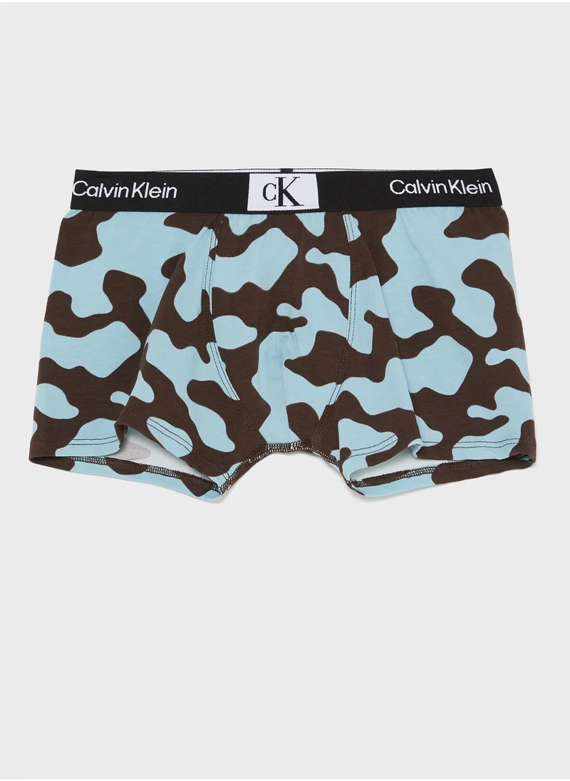 CALVIN KLEIN Youth 3 Pack Assorted Trunks