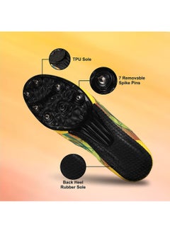Nivia Zion Spikes Running Shoes |5 UK/ 6 US / 39 EU| For Running, Jogging, Training, Gym | Breathable Mesh | Comfortable | Cushion | Light Weight  - Image 3