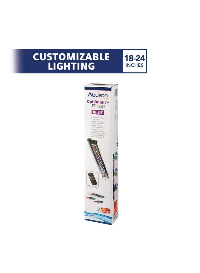 Aqueon Optibright Plus LED Fish Tank Aquarium Lighting System with Remote Control, 18 to 24 Inch - Image 2