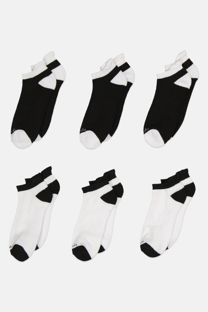 clarks Women 6 Pairs Brand Logo Chaussettes Socks, Multicolor - Image 3