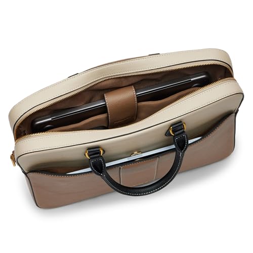 Miraggio Unisex Parker Laptop Bag | With Adjustable & Detachable Strap | Fits Up to 14 Inches Laptop, Ivory - Image 4