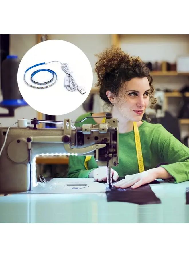 Flexible Dimmable LED Light Bar USB Powered White For Sewing Machine Decoration - Image 2