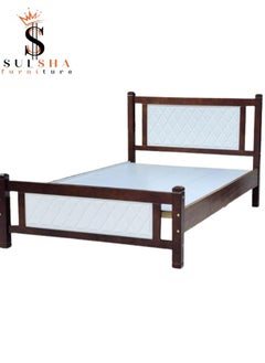 SULSHA Modern Heavy Duty Solid Wooden King Size Bed 180x200 Cm  - Image 2