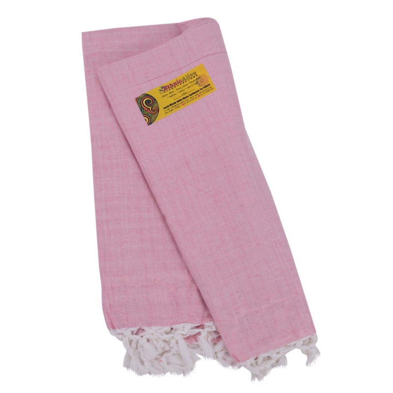 EthnicAlive Cotton 500 TC Bedsheet AC Chadar for All Season use (Standard_Pink, Pack of 1) - Image 3
