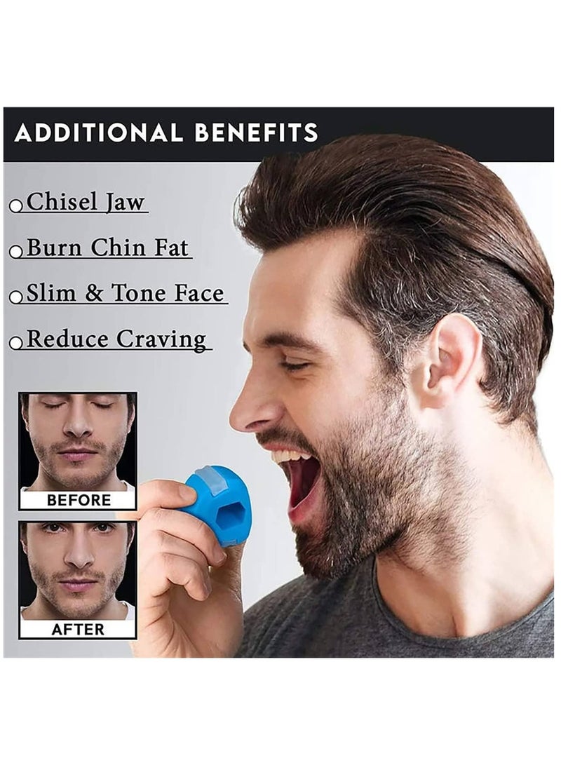 إسكدنيا كرة تمارين الفك للوجه مكونة من 3 قطع لتحديد الوجه والرقبة - Image 4