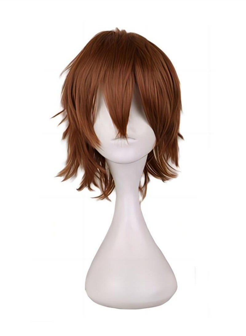 Universal anti-warp men's short hair style cosplay wig costumes dress up wig  - Image 1