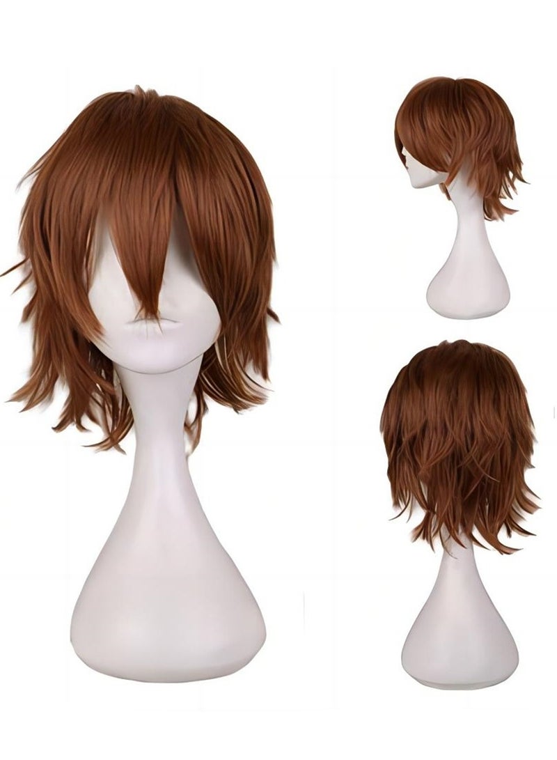 Universal anti-warp men's short hair style cosplay wig costumes dress up wig  - Image 2