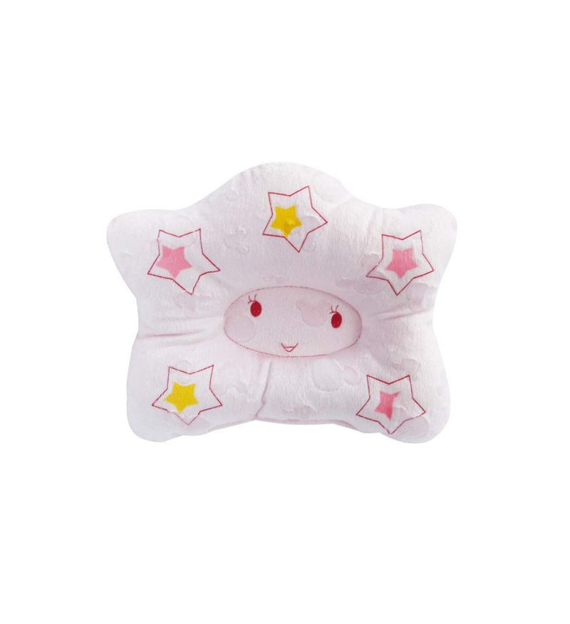 Futaba Newborn Position Correcting Star Pattern Soft Pillow-Pink - Image 1