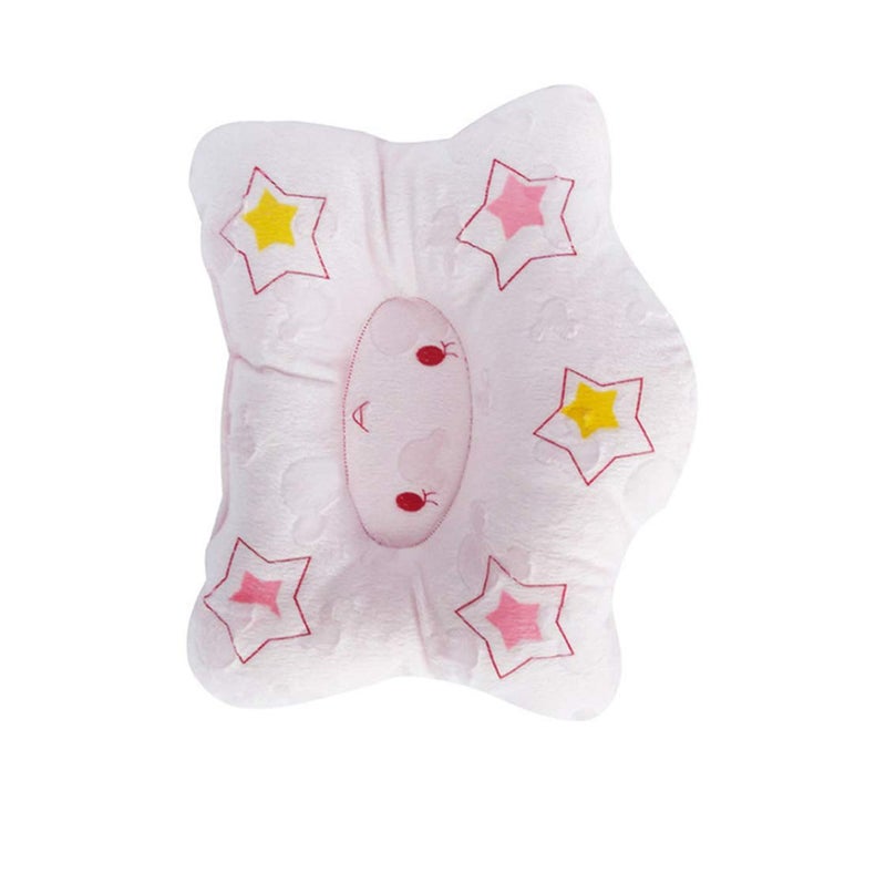 Futaba Newborn Position Correcting Star Pattern Soft Pillow-Pink - Image 3