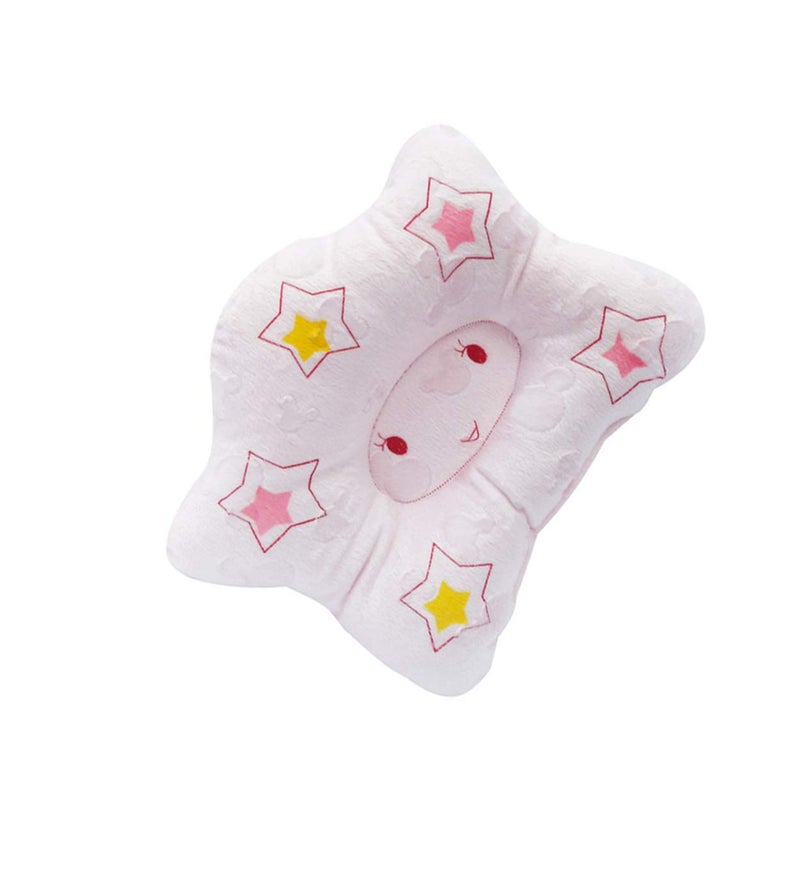Futaba Newborn Position Correcting Star Pattern Soft Pillow-Pink - Image 4