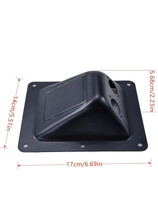 MW Audio Line Array Back Plate Speaker Parts Model 170P MW Black Metal Mounting Holes 170x140x56 8mm - Image 2