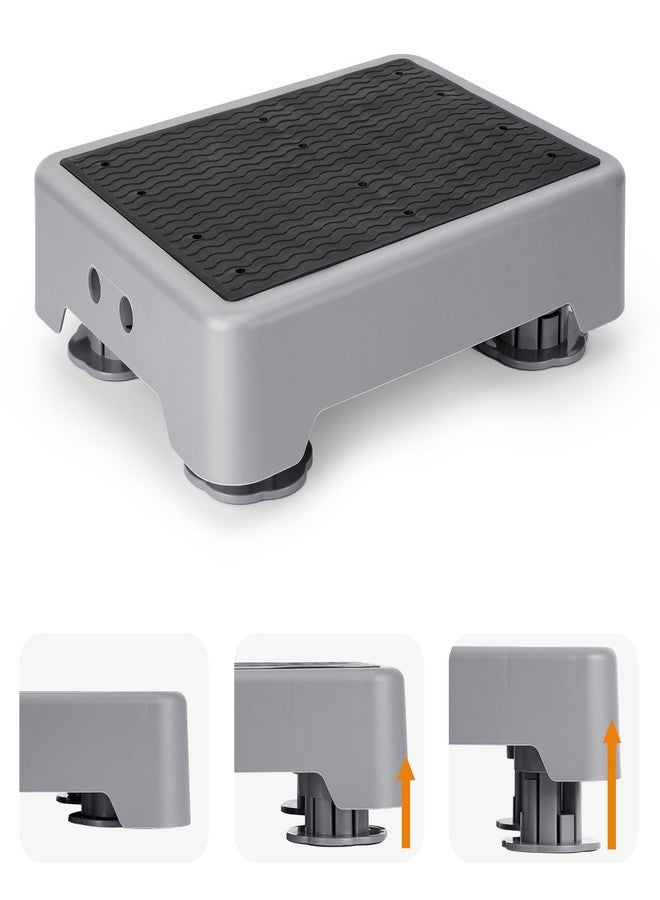 StrongTek 5.7" Adjustable Step Stool, Non-Slip One Step Platform for Adults & Seniors, Portable Mobility Aid and Stair Assist for Kitchen, Bathroom, Bedside & Outdoor - Image 1