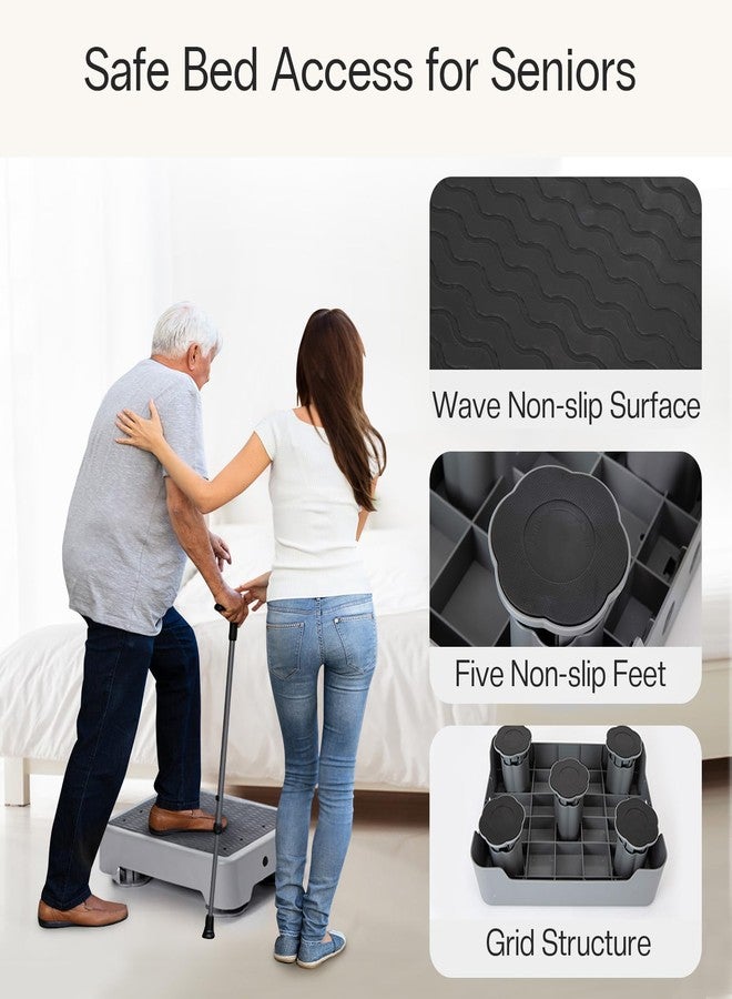 StrongTek 5.7" Adjustable Step Stool, Non-Slip One Step Platform for Adults & Seniors, Portable Mobility Aid and Stair Assist for Kitchen, Bathroom, Bedside & Outdoor - Image 4