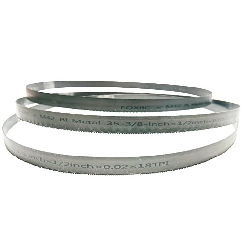 FOXBC 35-3/8 Inch Bandsaw Blade 18 TPI for Milwaukee 48-39-0529 Portable Band Saw Blade, 35-3/8" x 1/2" x .020" 18 TPI, 3-Pack - Image 4