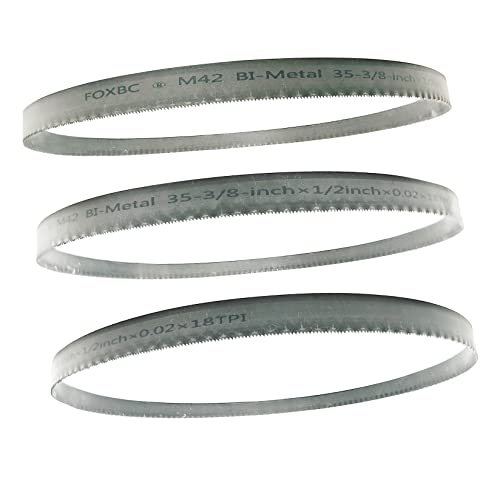 FOXBC 35-3/8 Inch Bandsaw Blade 18 TPI for Milwaukee 48-39-0529 Portable Band Saw Blade, 35-3/8" x 1/2" x .020" 18 TPI, 3-Pack - Image 3