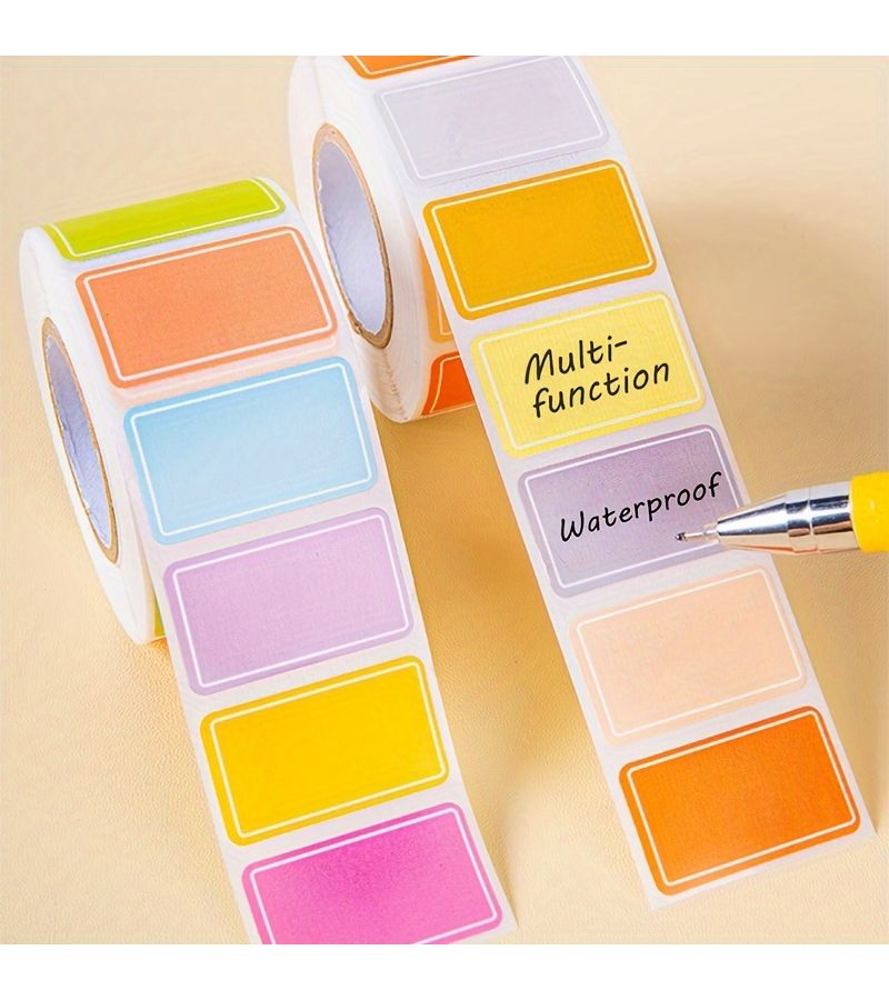 Color Coded Index Labels 500 Sheets Roll For Easy Organization Office School Home Use - Image 2