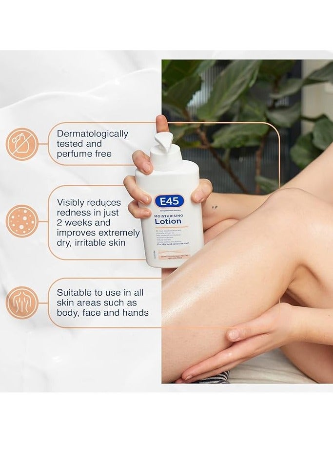e45 Dermatological Moisturising Treatment Lotion For Dry Skin Conditions - Image 2